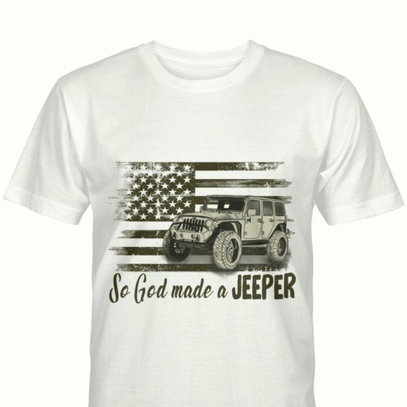 So God Made A Jeeper Jeep T Shirt, Jeep Shirt For Men, Women, Jeep Tee - Picture 2 of 3